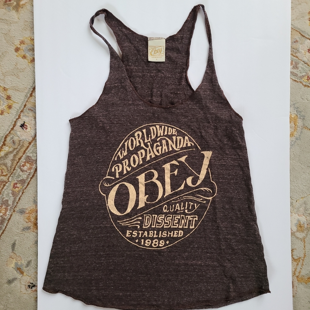 Obey Worldwide Propaganda Tank Sz S